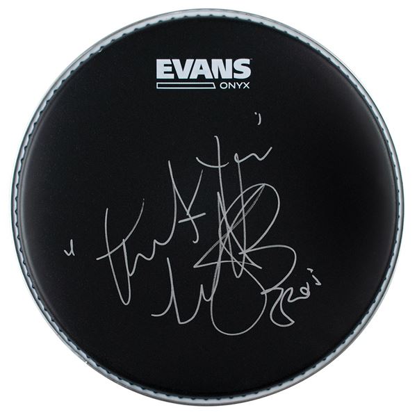Charlie Watts Signed Drum Head
