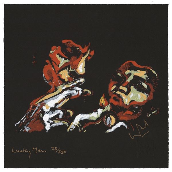 Ronnie Wood Signed Screenprint