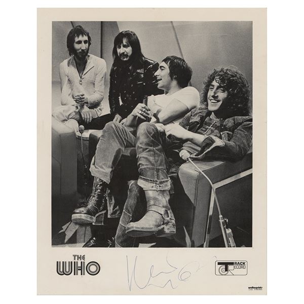 Keith Moon Signed Photograph