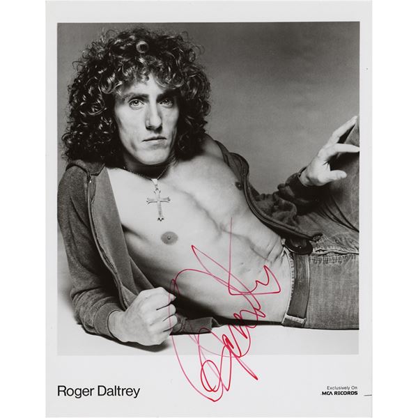 Roger Daltrey Signed Photograph
