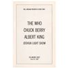 Image 2 : The Who 1969 Fillmore East Program with Tommy Advertisements