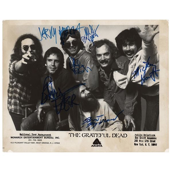 Grateful Dead Signed Photograph
