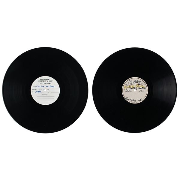 Jerry Garcia (3) Acetates and a Test Pressing for 'Run for the Roses'