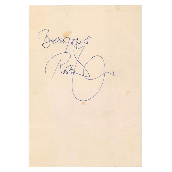 Robert Plant Signature