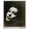 Image 2 : Billie Holiday Signed Photograph