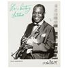 Image 1 : Louis Armstrong Signed Photograph
