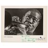 Image 1 : Louis Armstrong Signed Photograph
