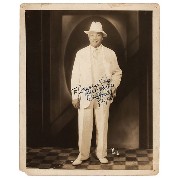 W. C. Handy Signed Photograph