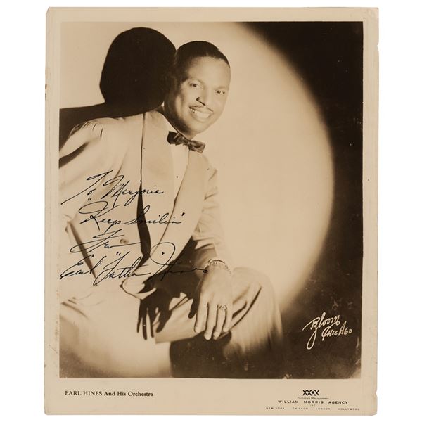 Earl 'Fatha' Hines Signed Photograph
