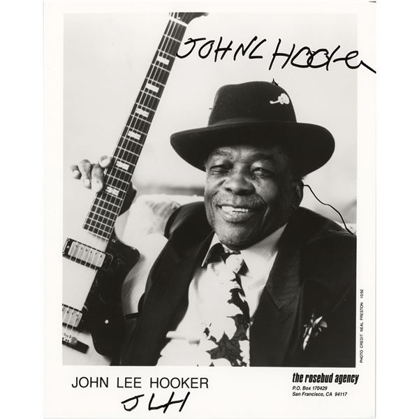 John Lee Hooker Signed Photograph