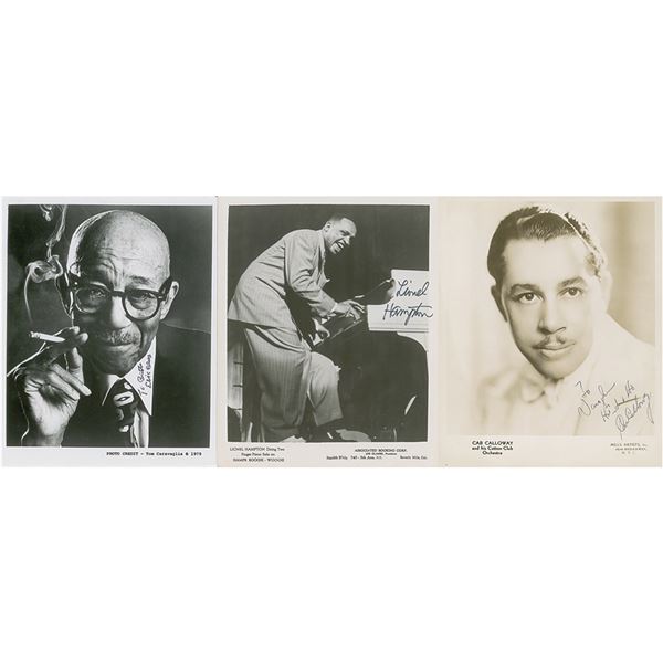 Jazz Musicians (3) Signed Photographs