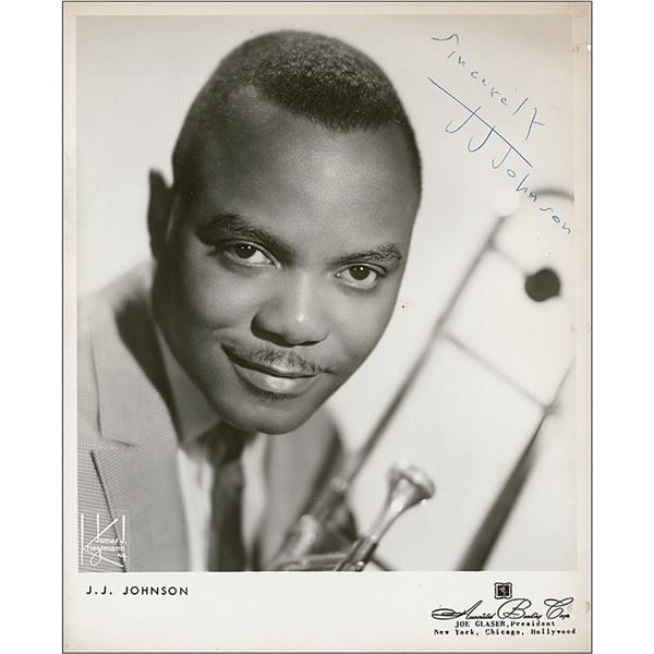 J. J. Johnson Signed Photograph
