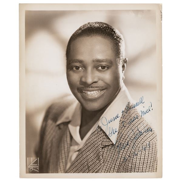 Louis Jordan Signed Photograph