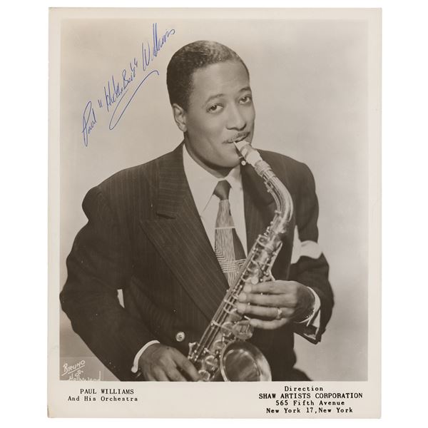 Paul Williams Signed Photograph