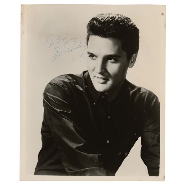 Elvis Presley Signed Photograph