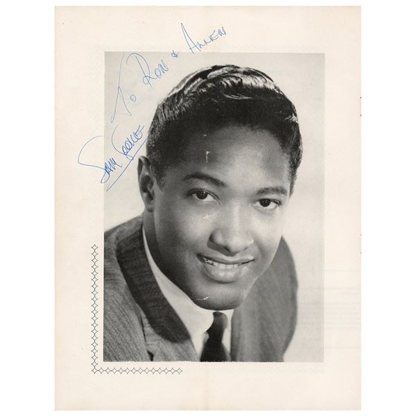 Sam Cooke and Little Richard Signed Program