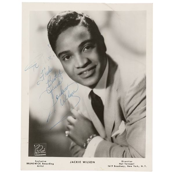 Jackie Wilson Signed Photograph