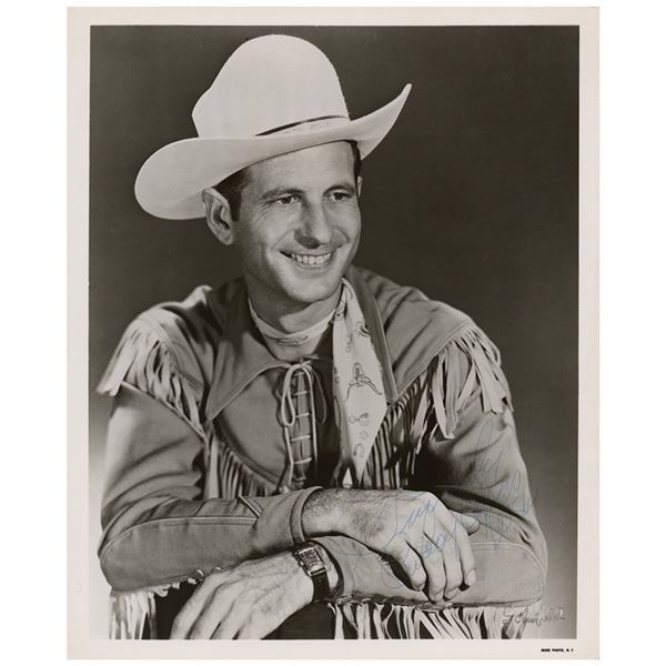 Cowboy Copas Signed Photograph