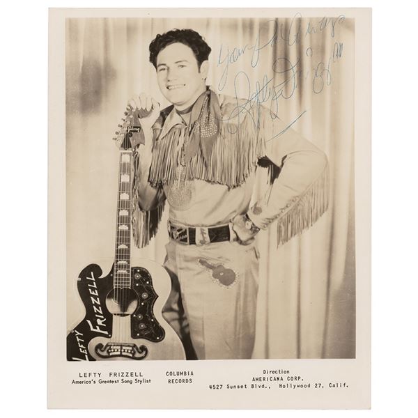 Lefty Frizzell Signed Photograph