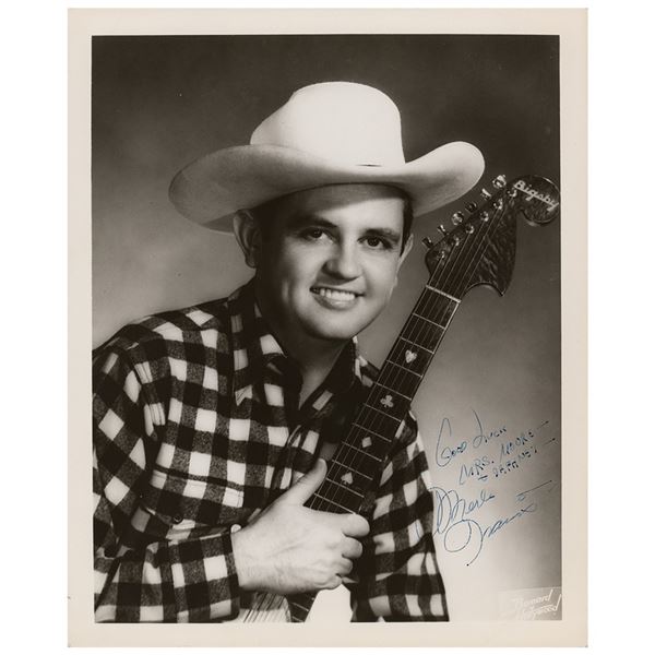 Merle Travis Signed Photograph