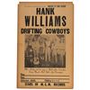 Image 1 : Hank Williams Circa 1947 Concert Poster