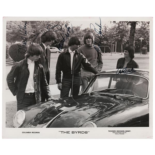 The Byrds Signed Photograph