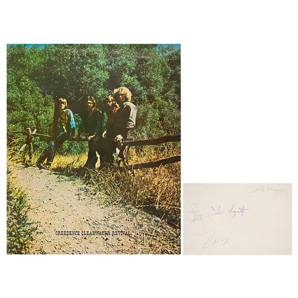 Creedence Clearwater Revival Signed 1970 Honolulu Concert Poster
