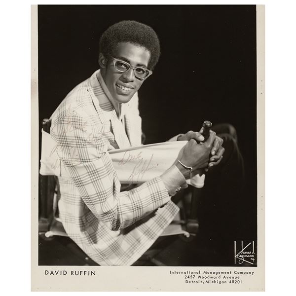 David Ruffin Signed Photograph