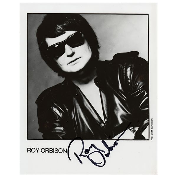 Roy Orbison Signed Photograph