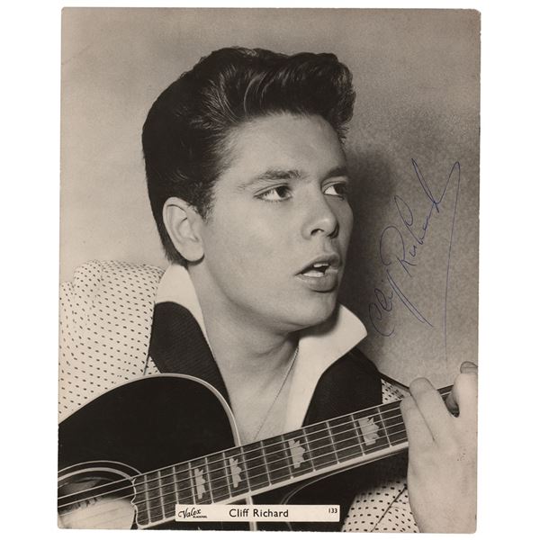 Cliff Richard Signed Photograph