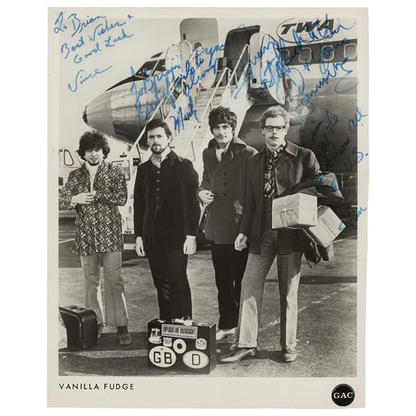 Vanilla Fudge Signed Photograph