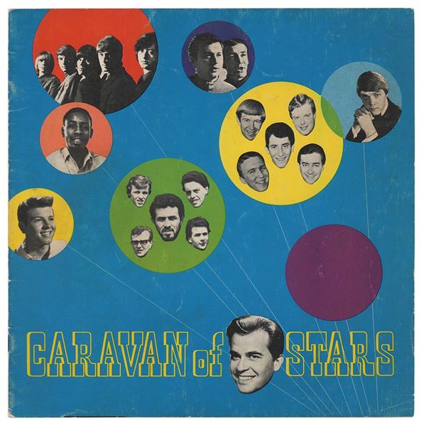 Led Zeppelin: The Yardbirds (Jimmy Page) 1966 Caravan of Stars Program