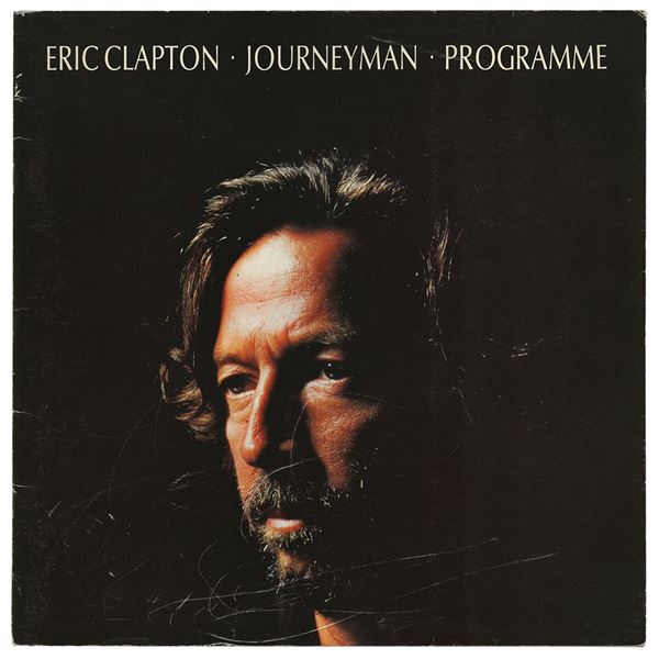 Eric Clapton and Band Signed Program