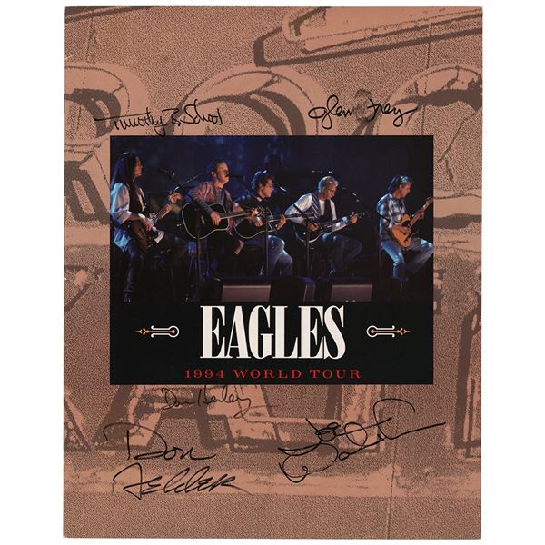 The Eagles Signed Tour Program