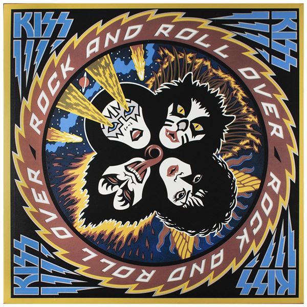 KISS: Paul Stanley's 'Rock and Roll Over' Canvas Print