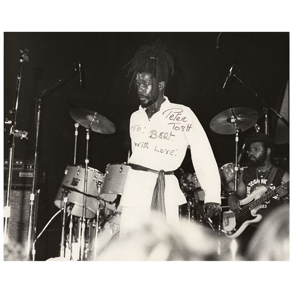 Peter Tosh Signed Photograph