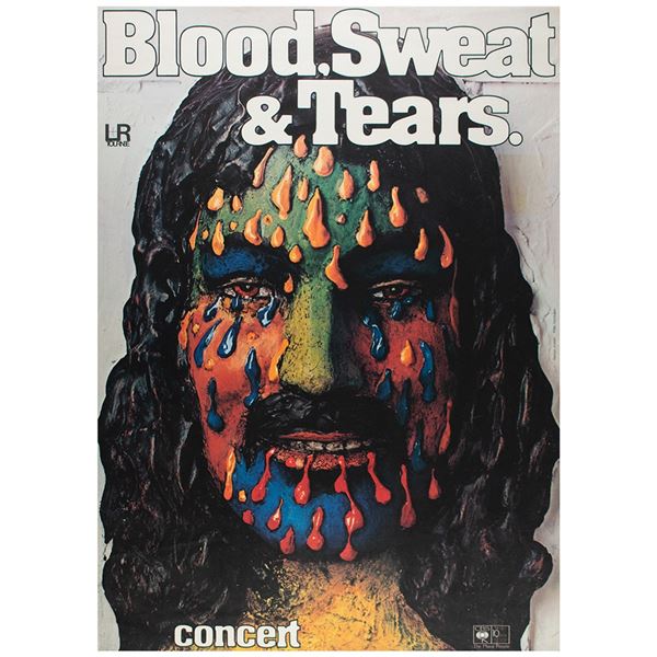 Blood, Sweat & Tears 1973 Germany Concert Poster