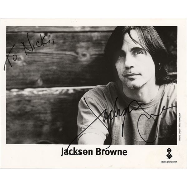 Jackson Browne Signed Photograph
