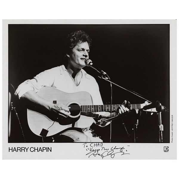 Harry Chapin Signed Photograph