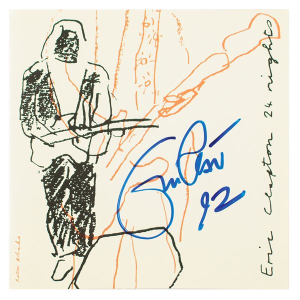 Eric Clapton Signed CD Booklet