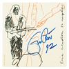 Image 1 : Eric Clapton Signed CD Booklet