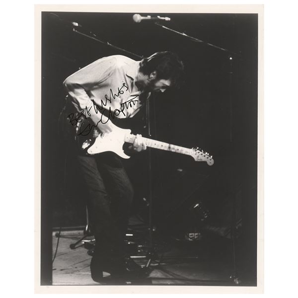 Eric Clapton Signed Photograph