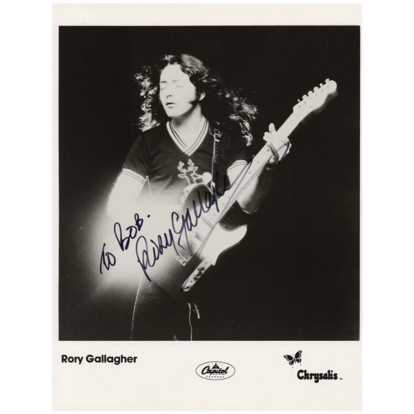 Rory Gallagher Signed Photograph