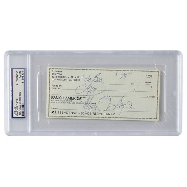 Marvin Gaye Signature