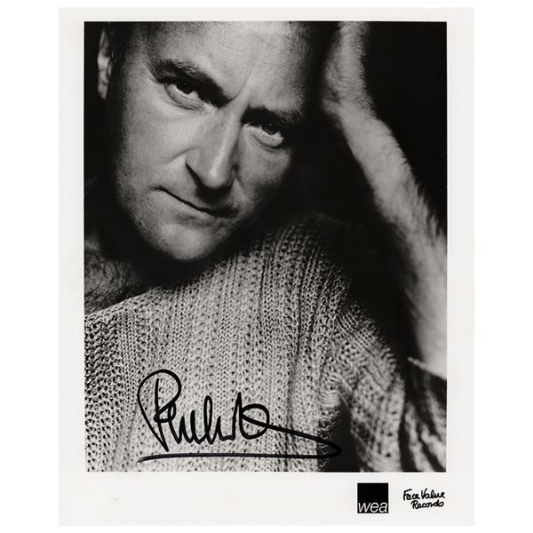 Genesis: Phil Collins Signed Photograph
