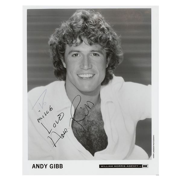 Andy Gibb Signed Photograph