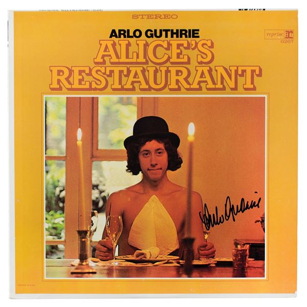 Arlo Guthrie Signed Album