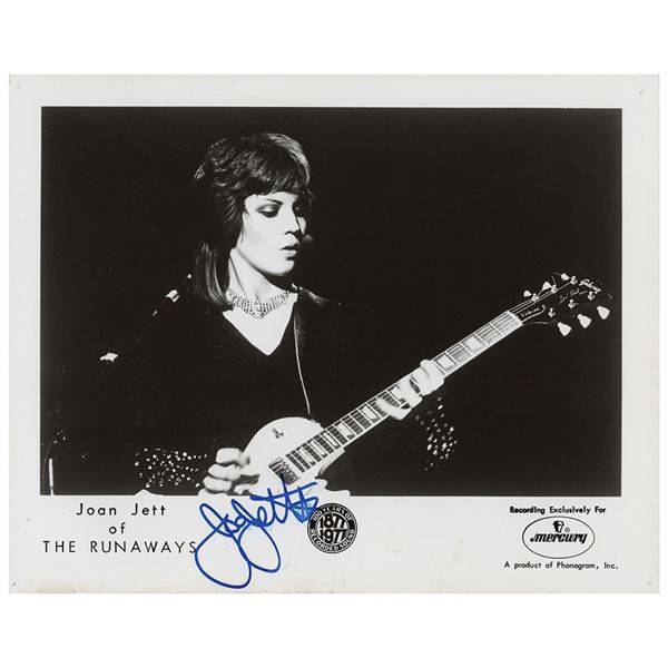 Joan Jett Signed Photograph