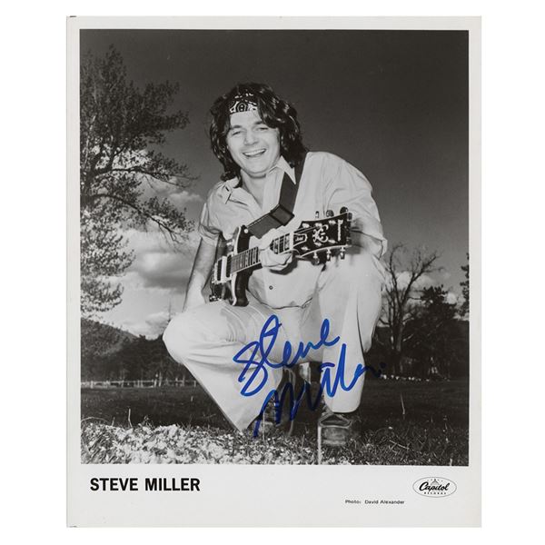 Steve Miller Signed Photograph