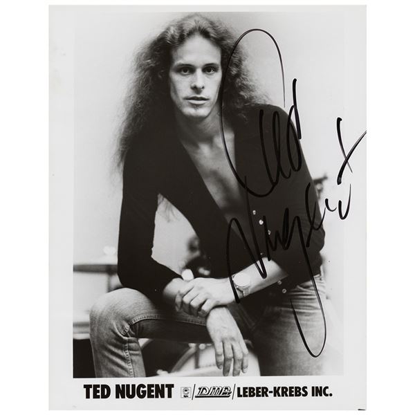 Ted Nugent Signed Photograph